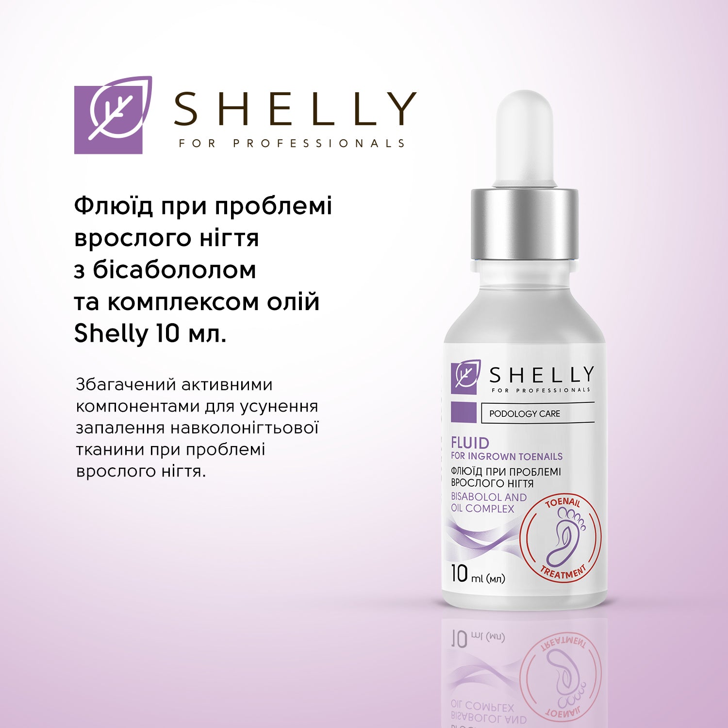 Комплекс подологічних засобів при проблемі врослого нігтя Shelly