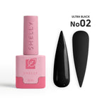 Гель-лак 02 Ultra Black Shelly 12 мл