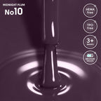 Гель-лак 10 Midnight Plum Shelly 12 мл
