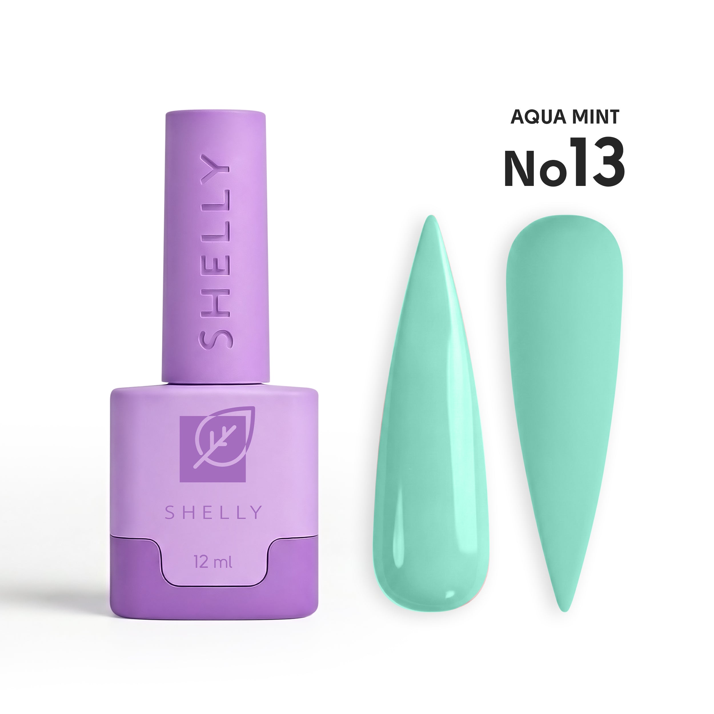 Гель-лак 13 Aqua Mint Shelly 12 мл