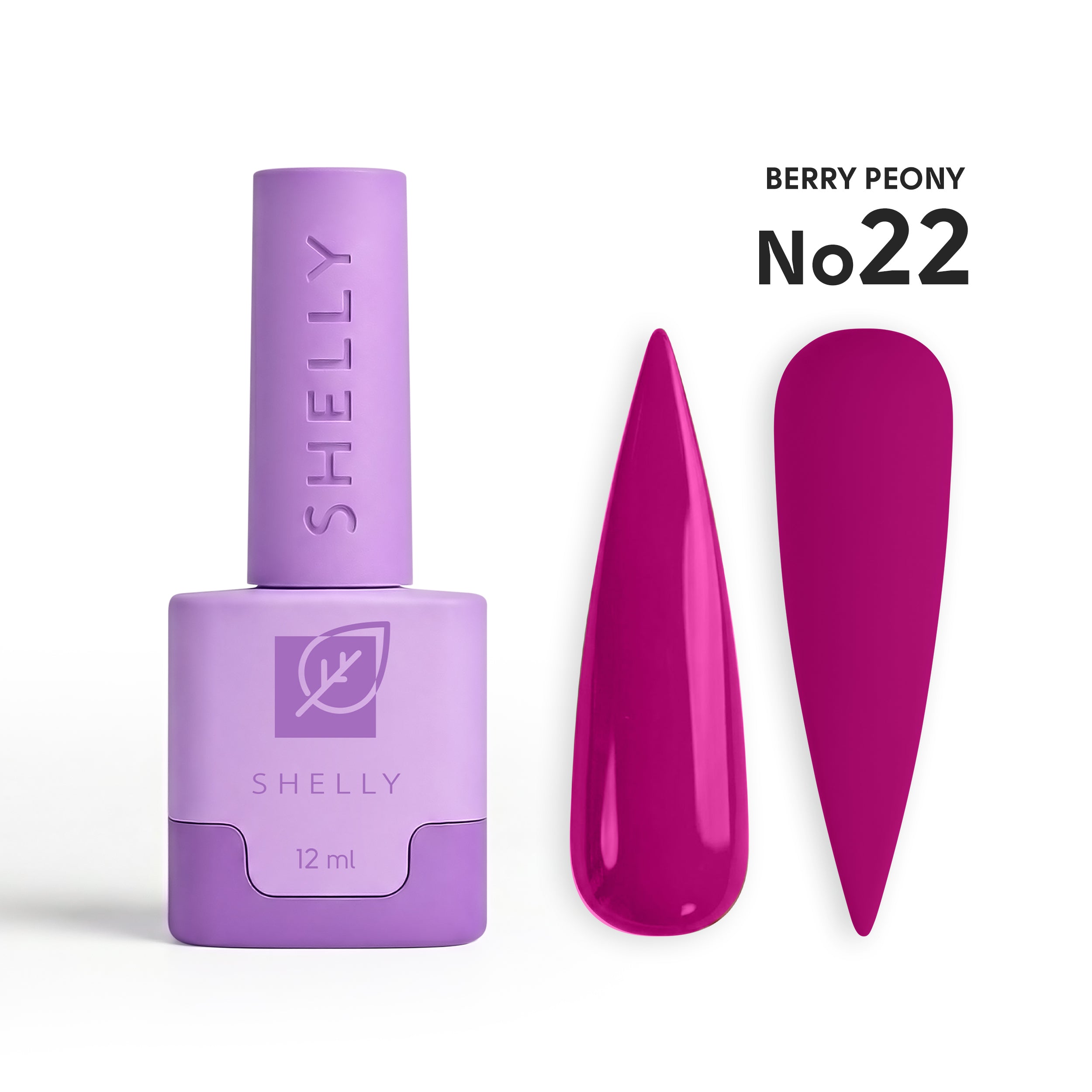 Гель-лак 22 Berry Peony Shelly 12 мл