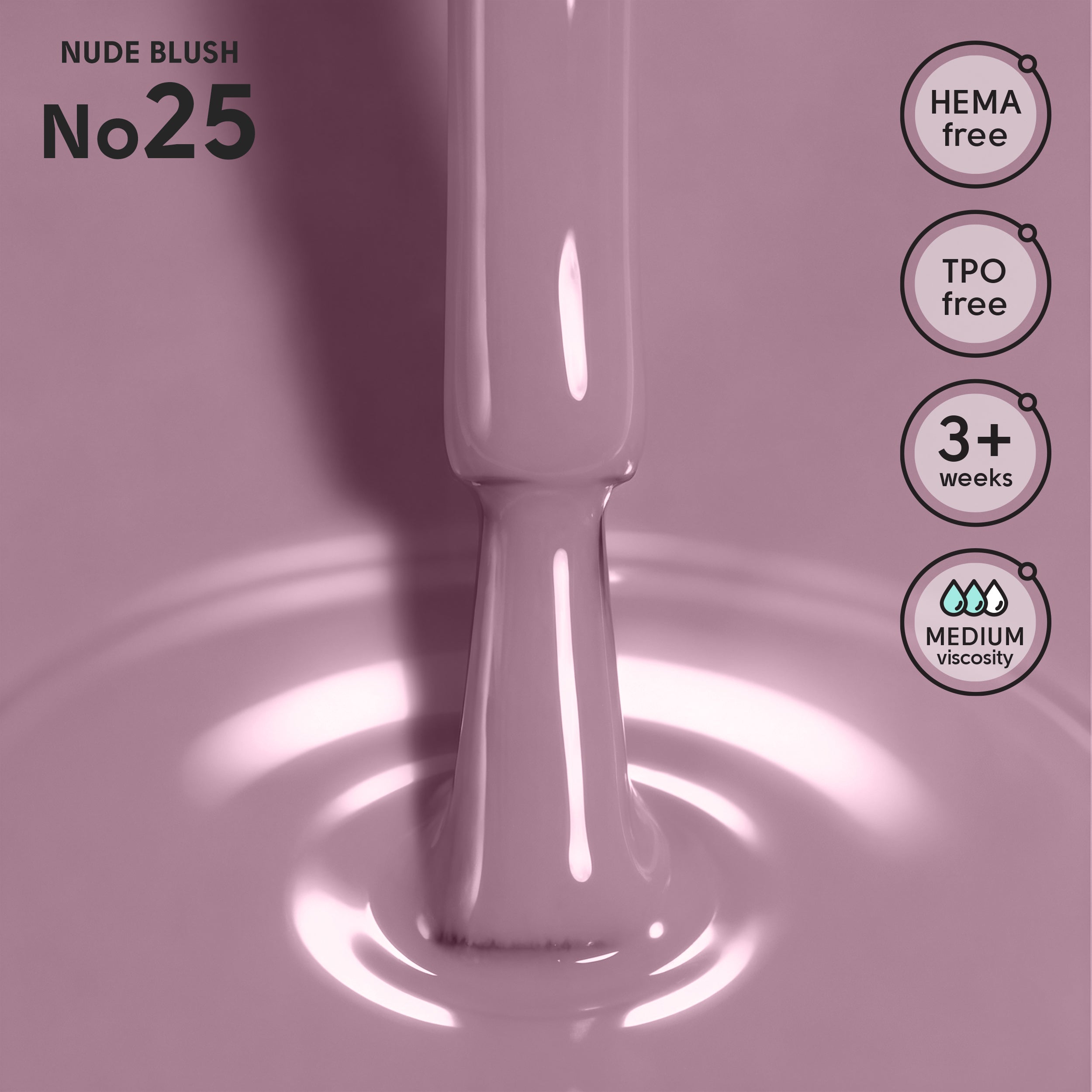 Гель-лак 25 Nude Blush Shelly 12 мл