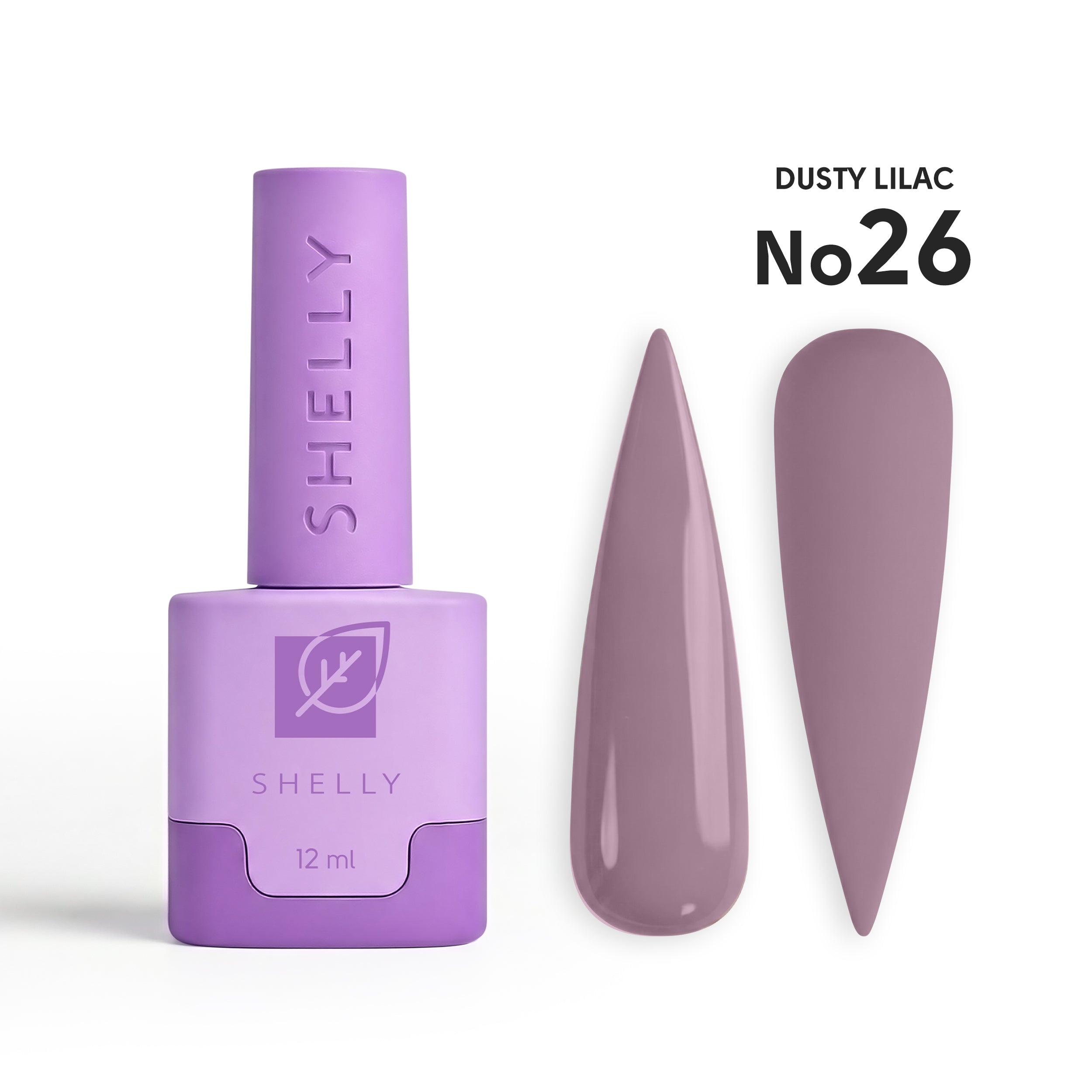 Гель-лак 26 Dusty Lilac Shelly 12 мл