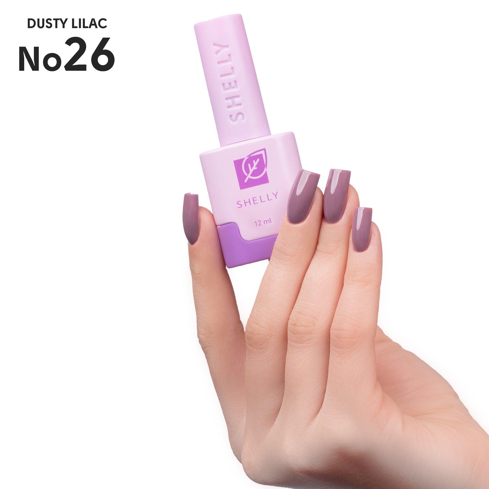 Гель-лак 26 Dusty Lilac Shelly 12 мл