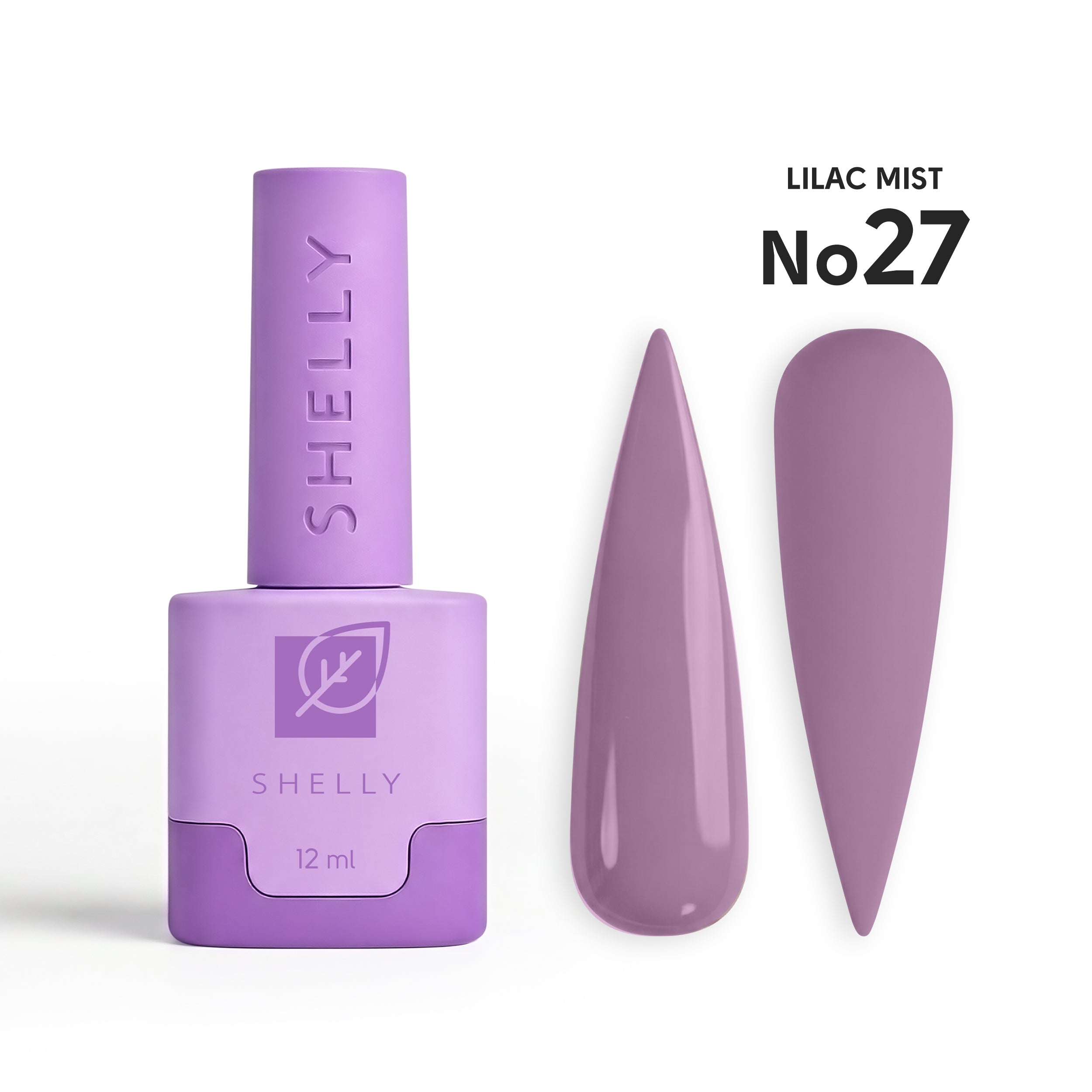 Гель-лак 27 Lilac Mist  Shelly 12 мл
