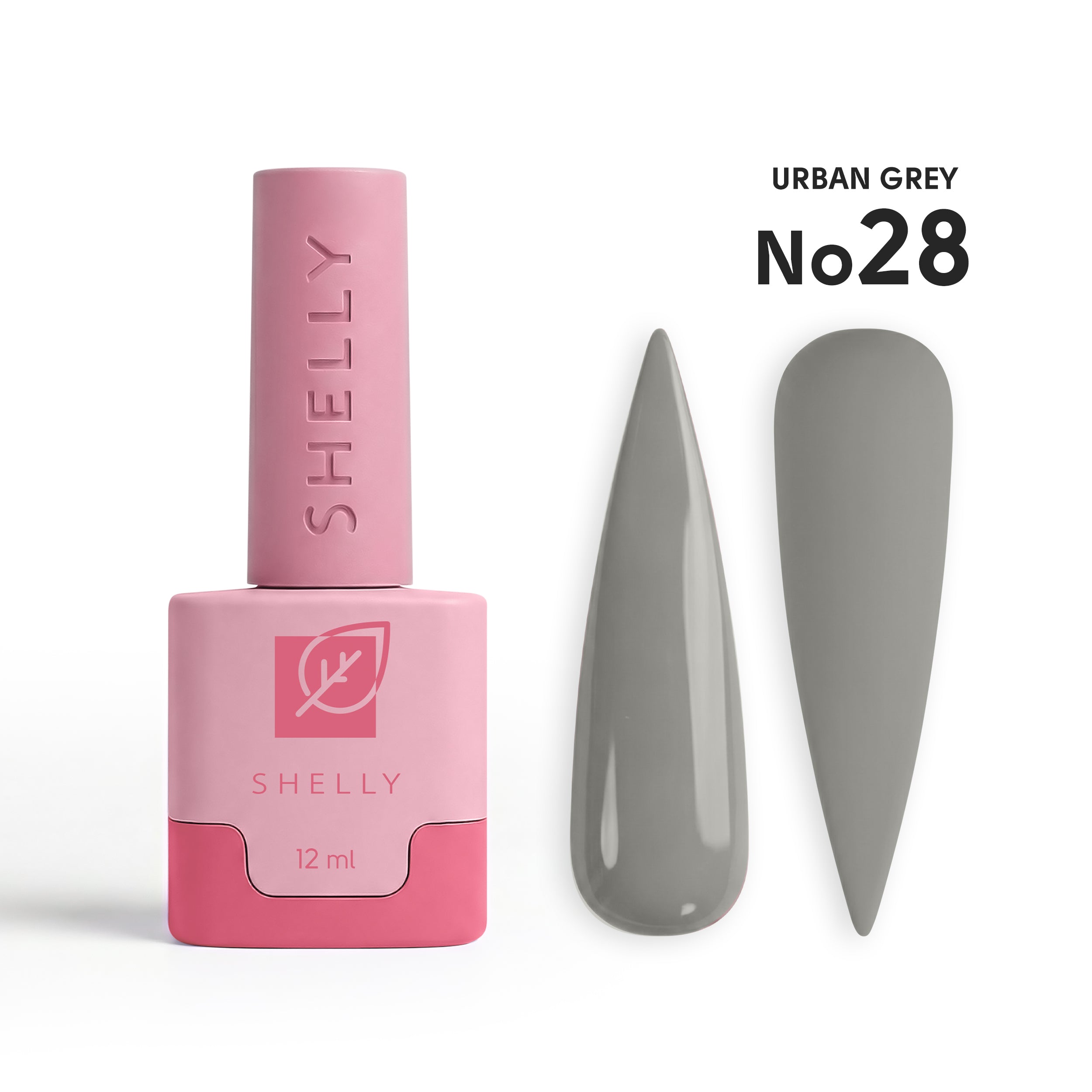 Гель-лак 28 Urban Grey Shelly 12 мл