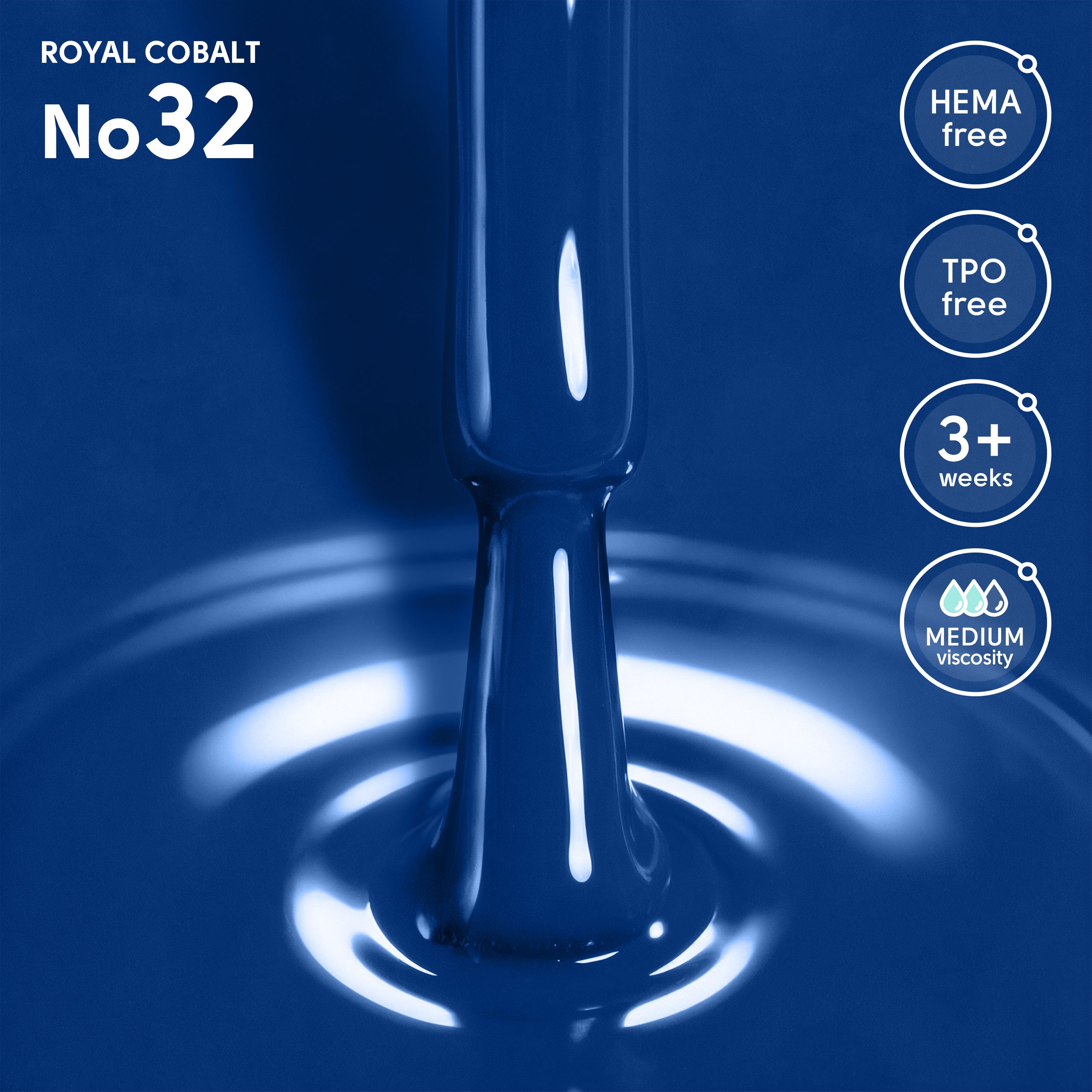 Гель-лак 32 Royal Cobalt Shelly 12 мл