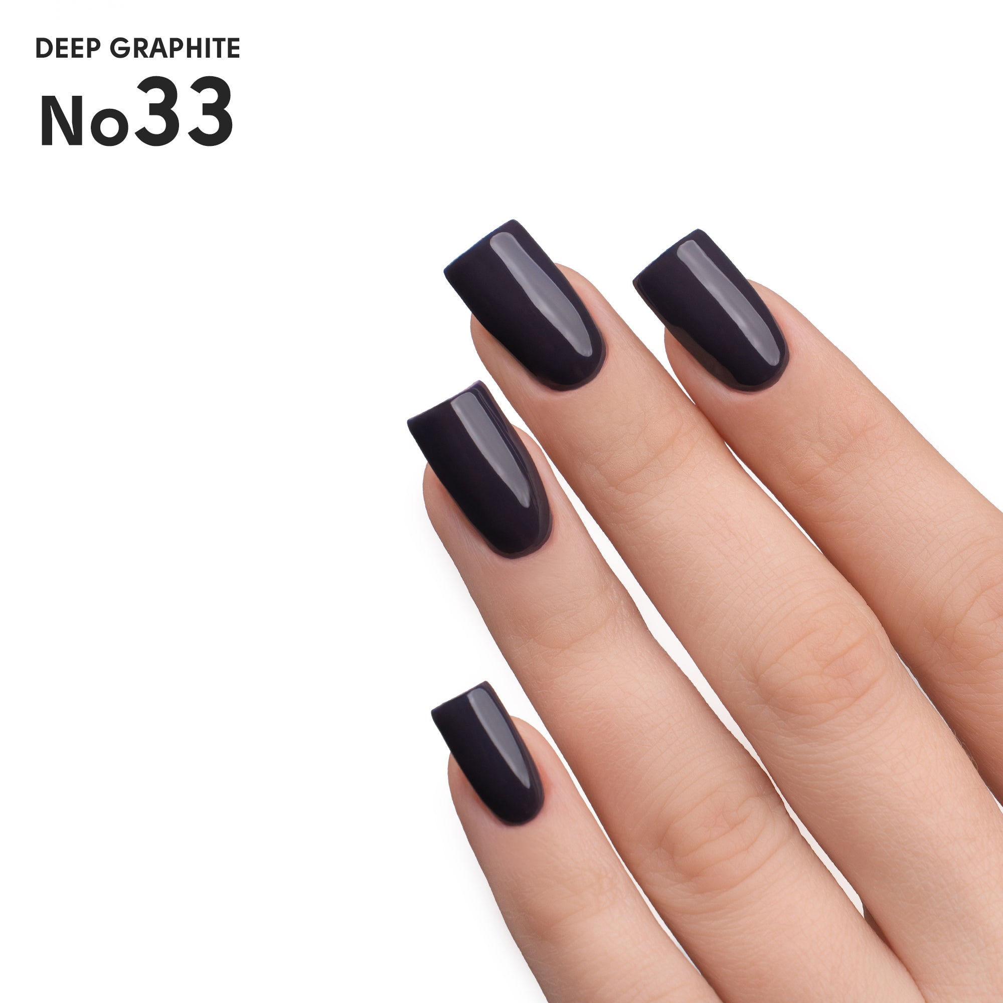 Гель-лак 33 Deep Graphite Shelly 12 мл