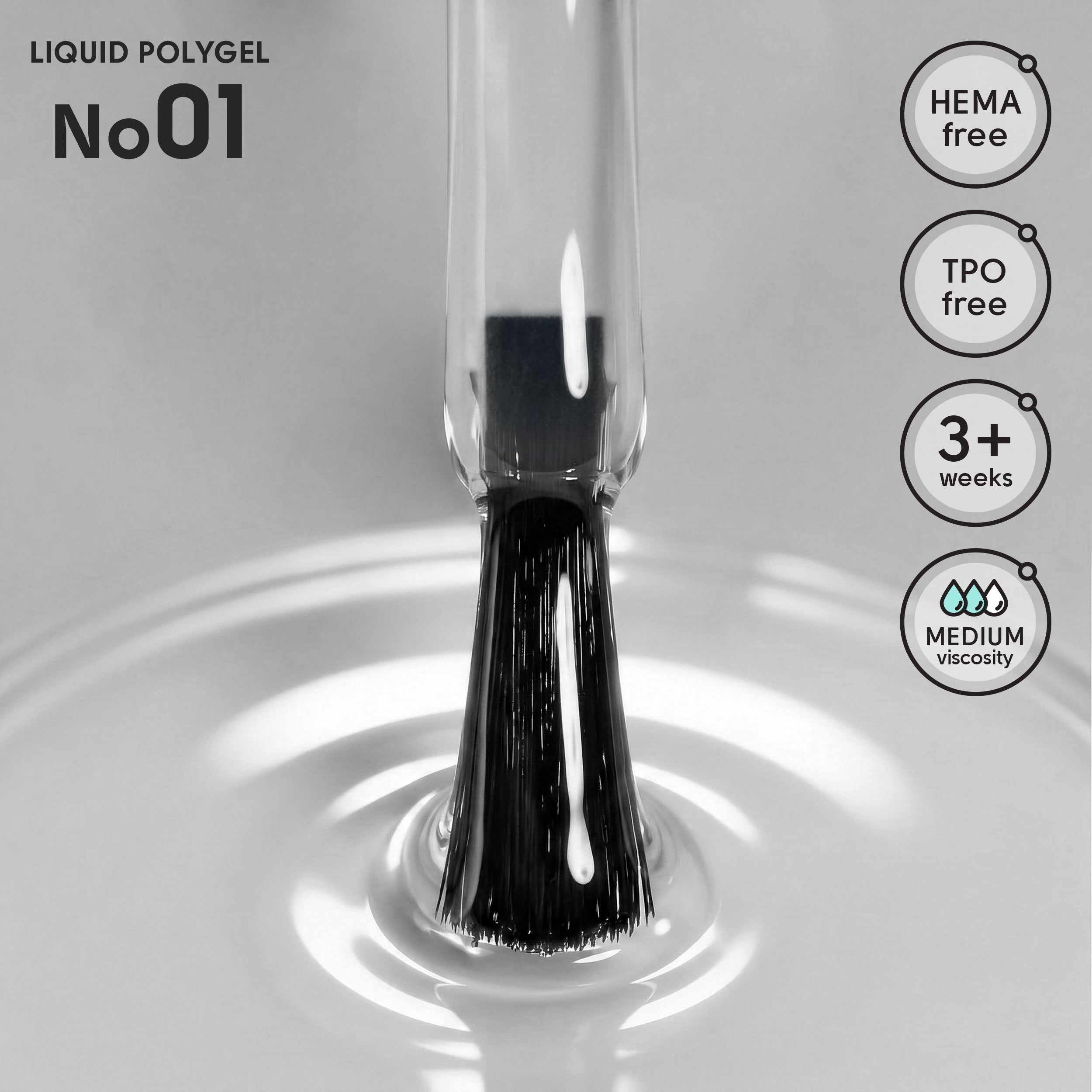 Рідкий полігель 01 Liquid PolyGel Shelly 12 мл
