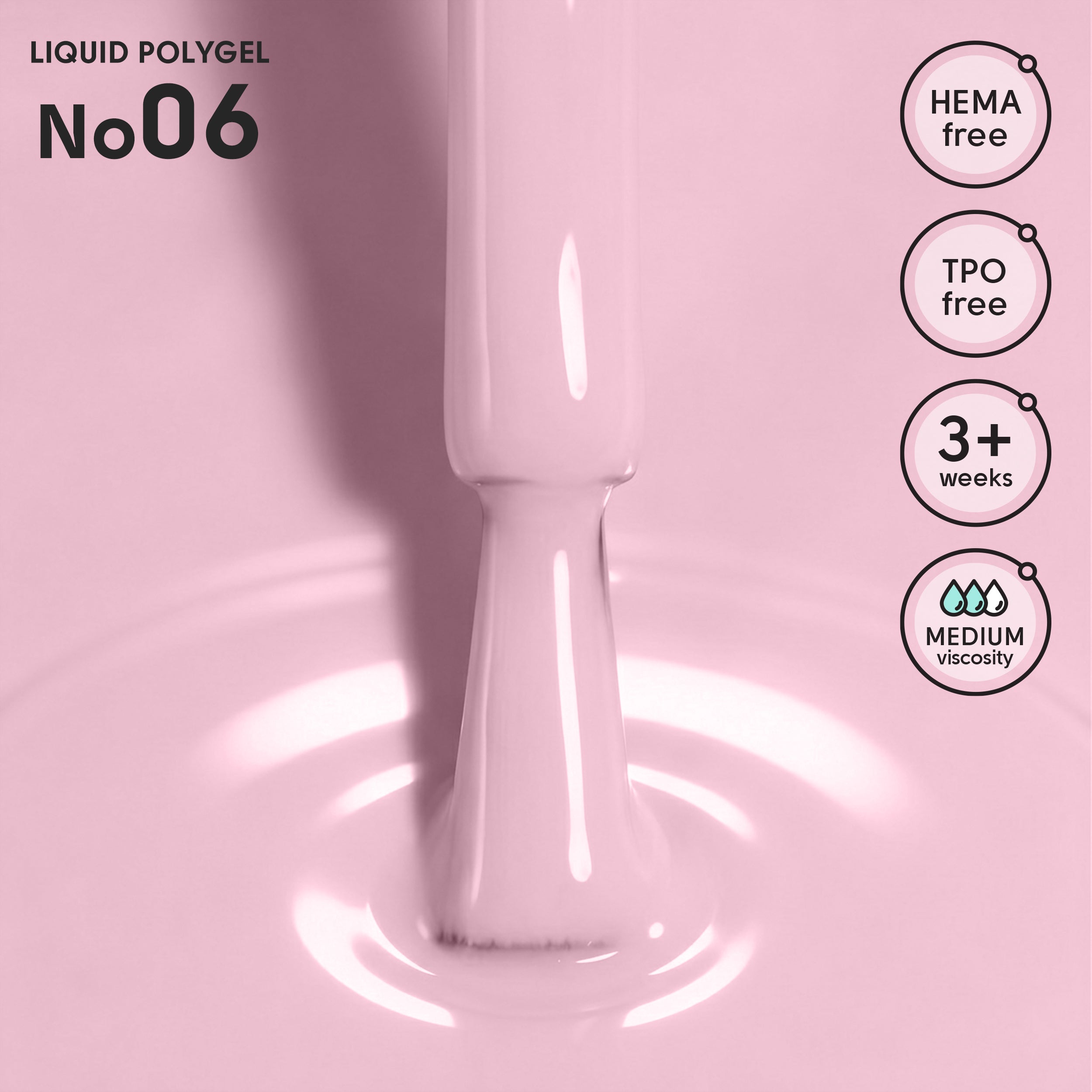 Рідкий полігель 06 Liquid PolyGel Shelly 12 мл