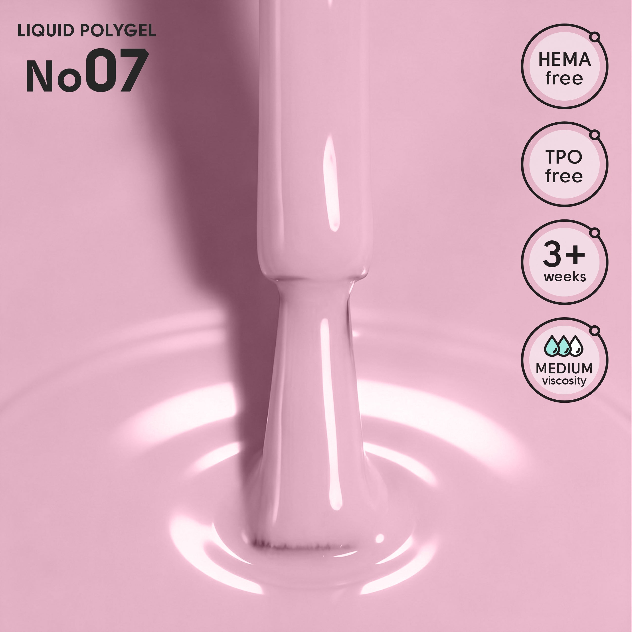Рідкий полігель 07 Liquid PolyGel Shelly 12 мл
