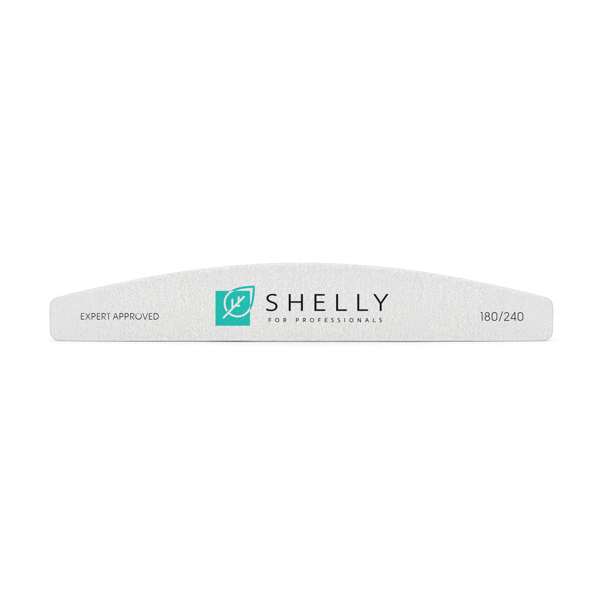 Пилка для нігтів Shelly EXPERT 180/240 гріт півмісяць