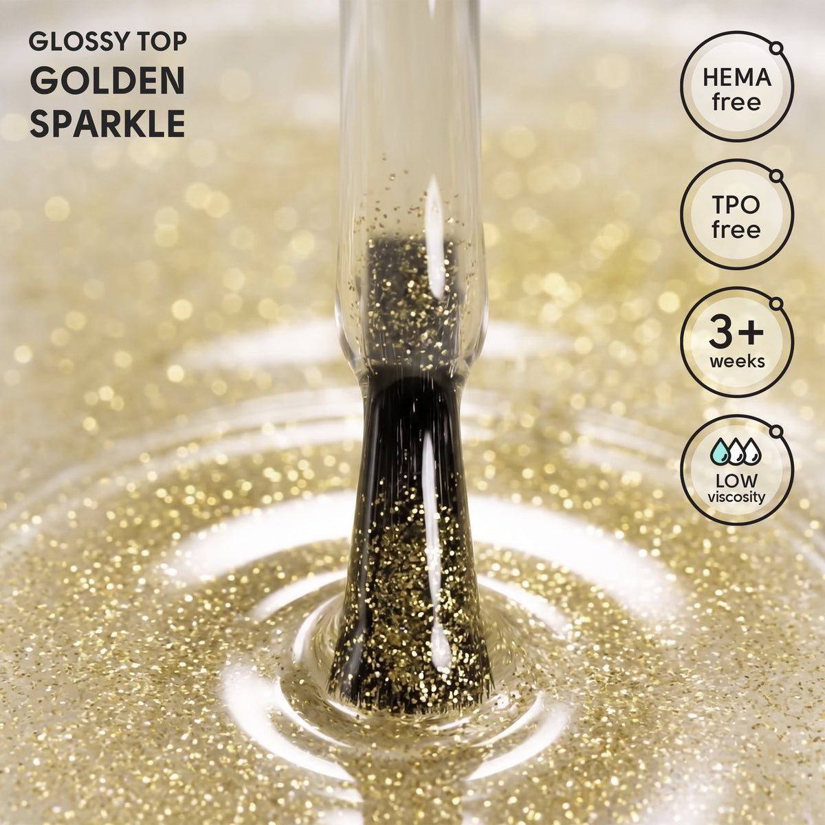 Топ із блискітками Golden Sparkle Top Shelly 12 мл