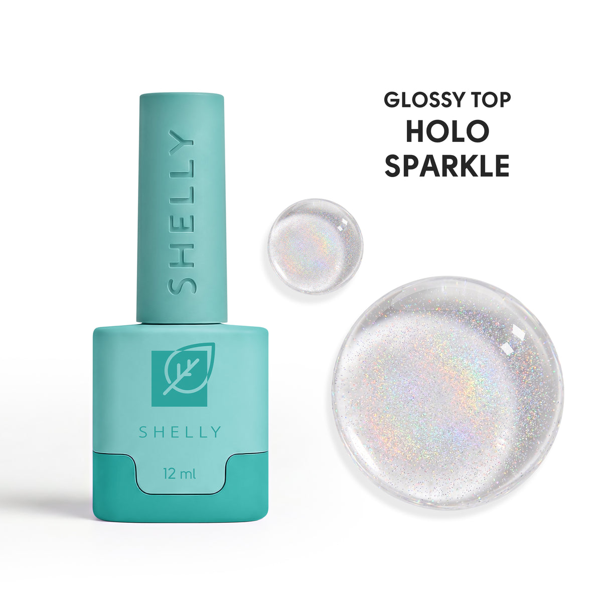 Топ із блискітками Holo Sparkle Top Shelly 12 мл