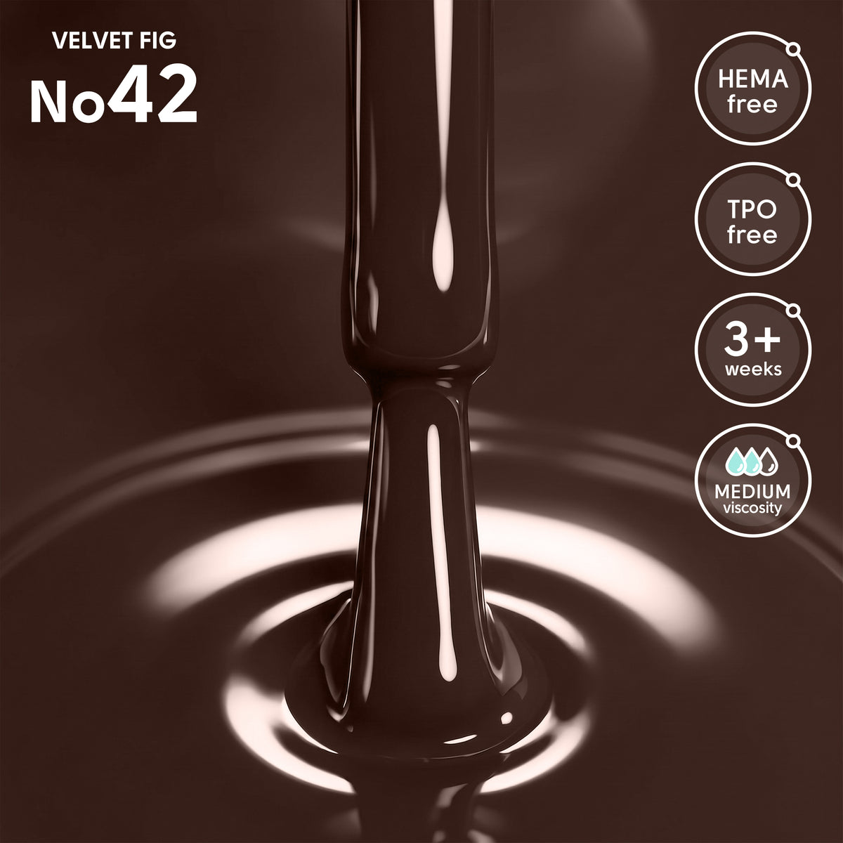 Гель-лак 42 Velvet Fig Shelly 12 мл