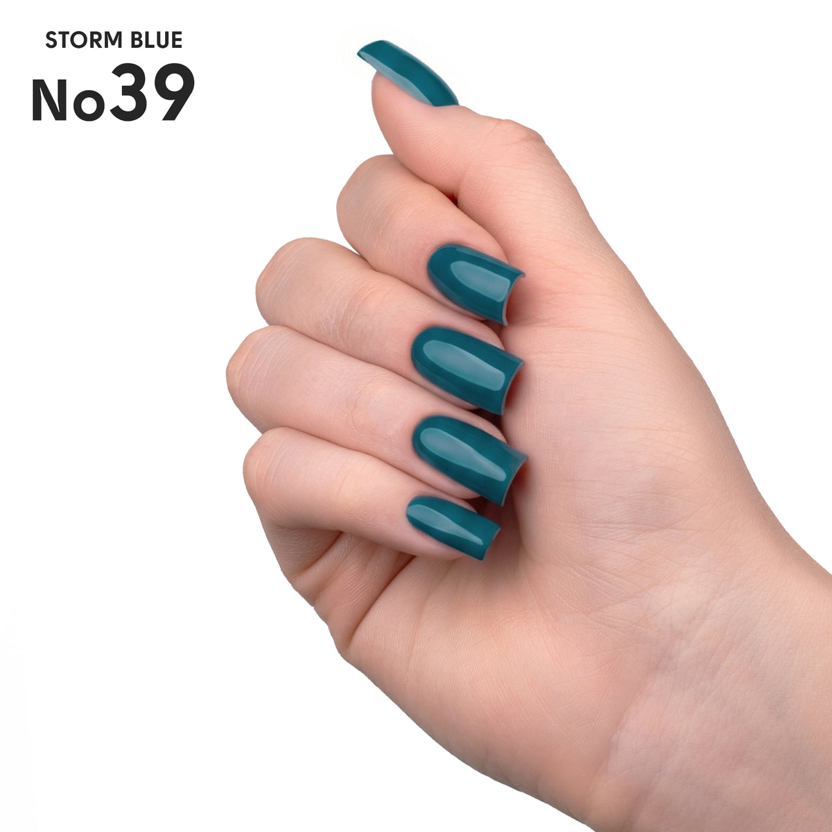 Гель-лак 39 Storm Blue Shelly 12 мл