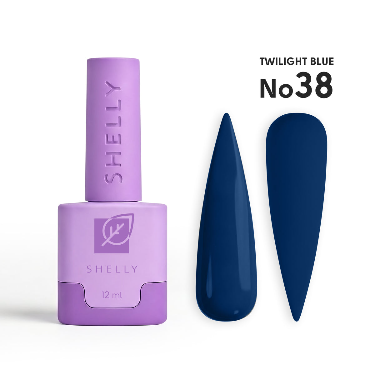 Гель-лак 38 Twilight Blue Shelly 12 мл