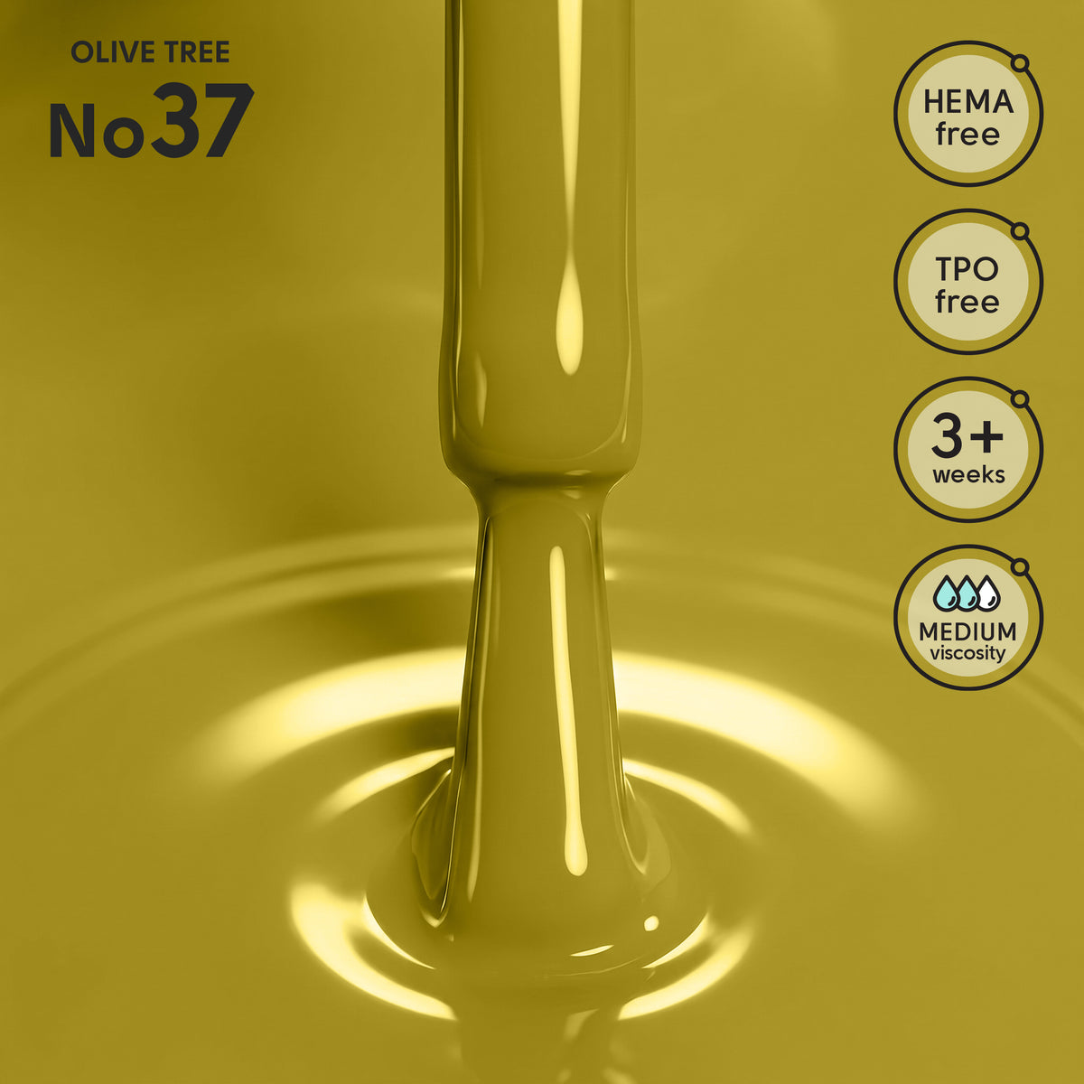Гель-лак 37 Olive Tree Shelly 12 мл