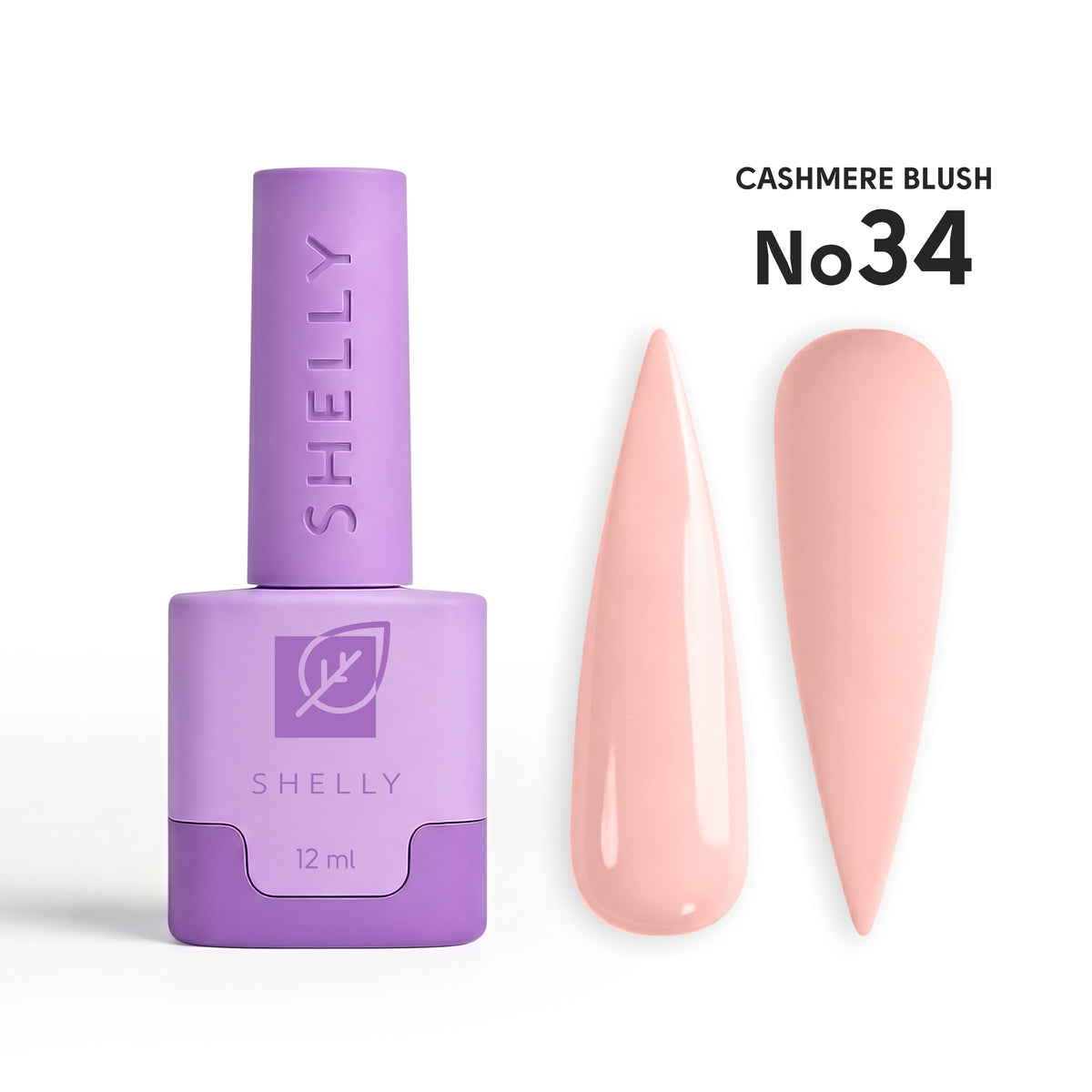 Гель-лак 34 Cashmere Blush Shelly 12 мл