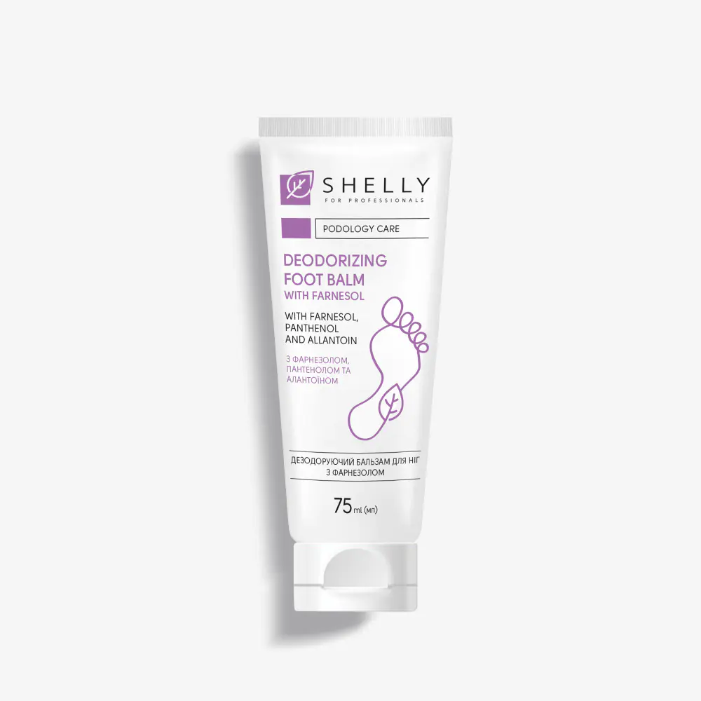 Дезодорирующий бальзам для ног с фарнезолом Shelly, 75 мл