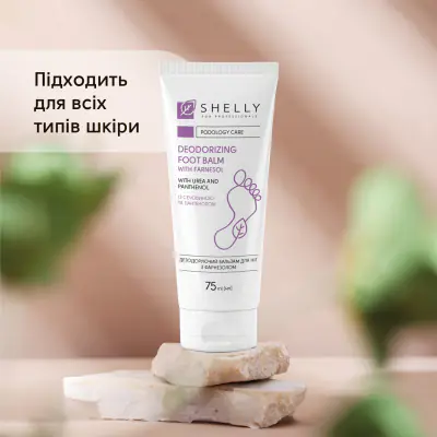 Дезодорирующий бальзам для ног с фарнезолом Shelly, 75 мл