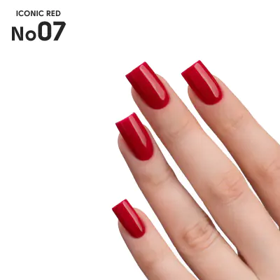 Гель-лак 07 Iconic Red Shelly 12 мл