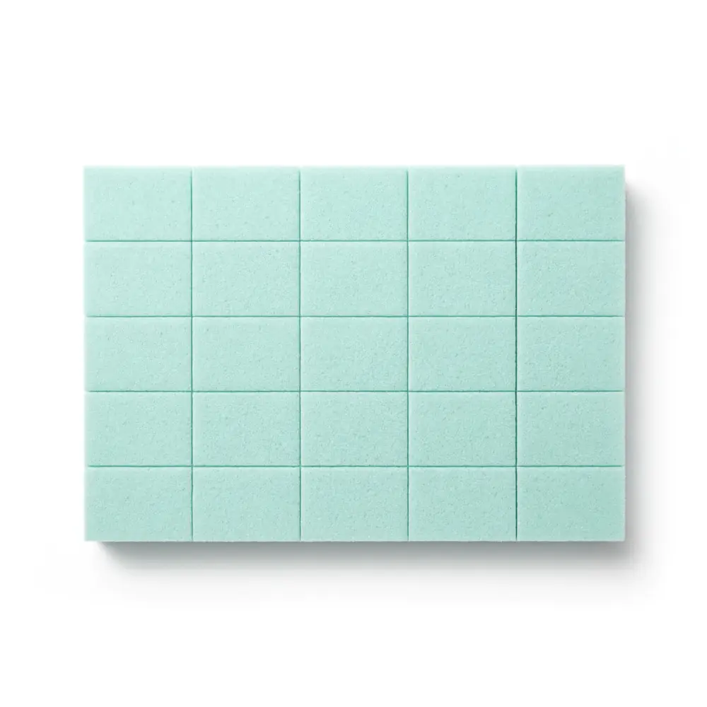 Набор бафов для ногтей Shelly 180/240 бирюзовый, 50 шт.