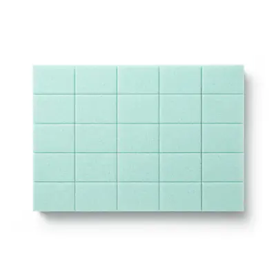 Набор бафов для ногтей Shelly 180/240 бирюзовый, 50 шт.