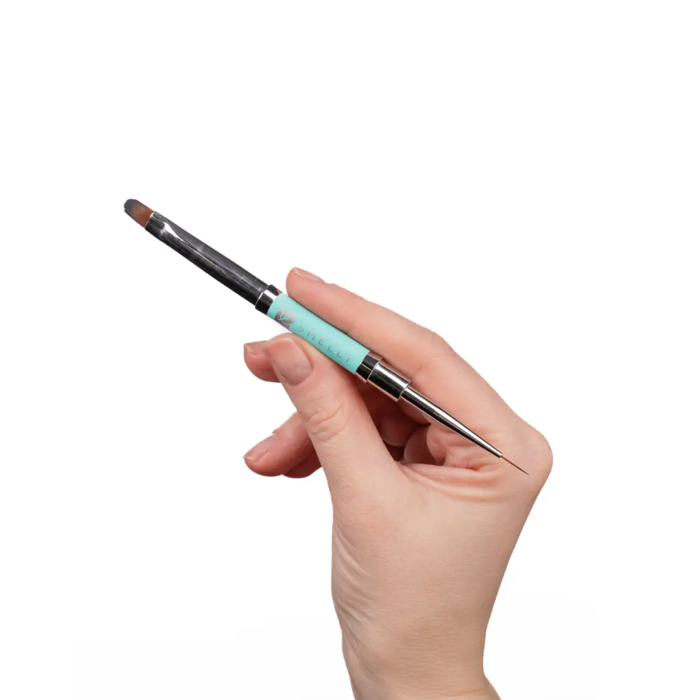 Двосторонній пензлик для манікюру Shelly - фото 2