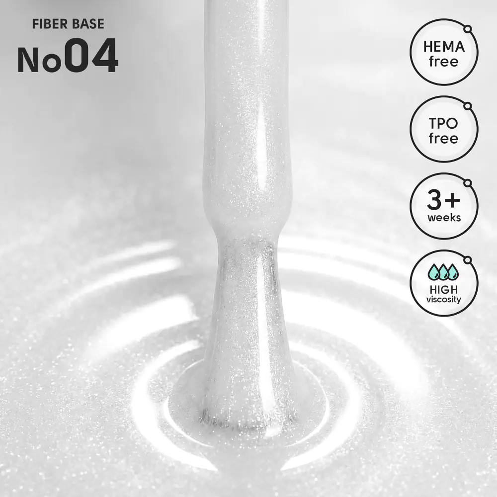 Камуфлирующая база с нейлоновыми волокнами 04 Fiber Base Shelly 12 мл