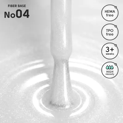 Камуфлирующая база с нейлоновыми волокнами 04 Fiber Base Shelly 12 мл