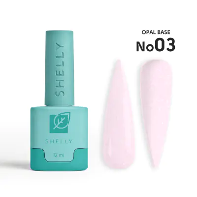 Камуфлирующая база с шиммером 03 Opal Base Shelly 12 мл