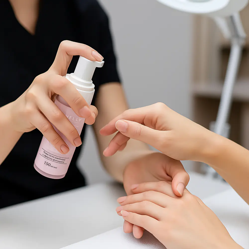 Пенка после маникюра с эффектом фотошопа Retouch Mousse Shelly 150 мл - фото 2