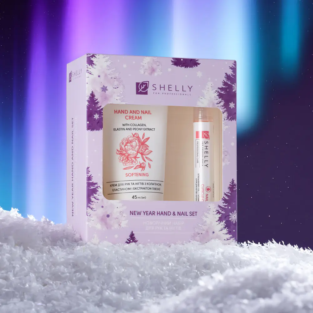 Новорічний набір для рук та нігтів Shelly Hand and Nail Set