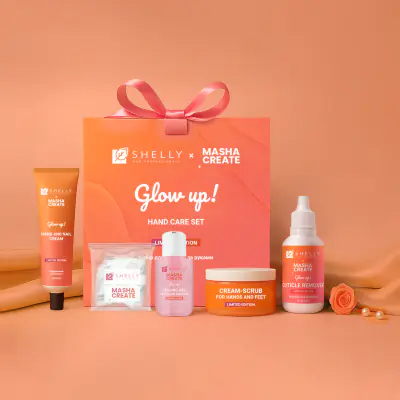 Набор для ухода за руками Glow up! SHELLY х Masha Create 