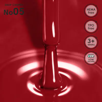 Гель-лак 05 Deep Cherry Shelly 12 мл