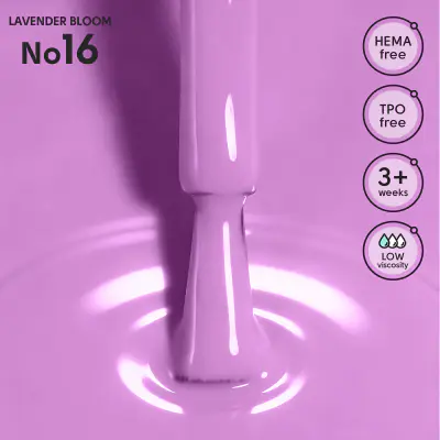 Гель-лак 16 Lavender Bloom Shelly 12 мл