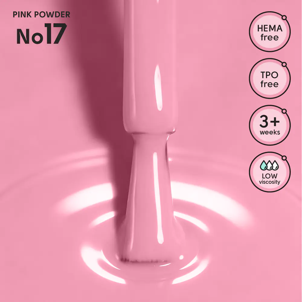 Гель-лак 17 Pink Powder Shelly 12 мл