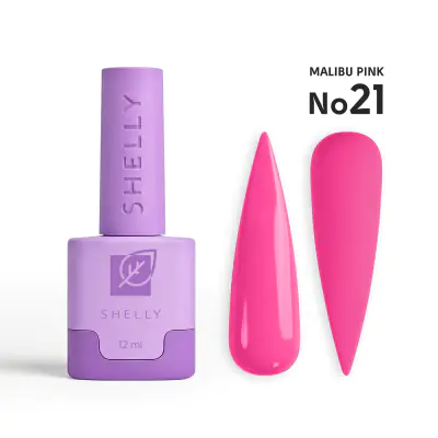 Гель-лак 21 Malibu Pink Shelly 12 мл