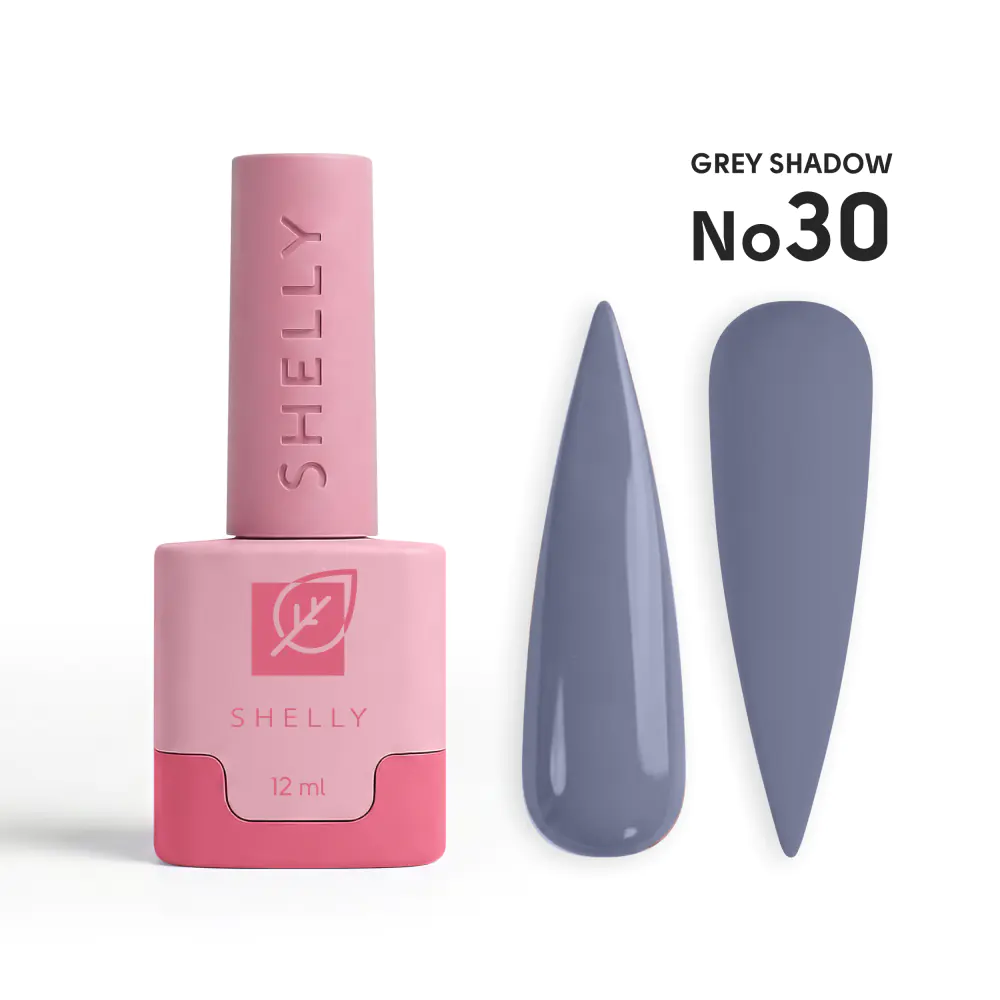 Гель-лак 30 Grey Shadow Shelly 12 мл