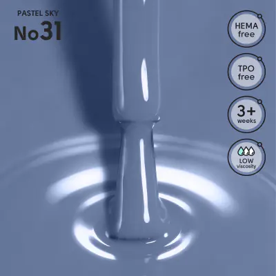 Гель-лак 31 Pastel Sky Shelly 12 мл