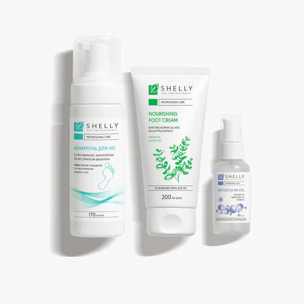 Комплекс для усунення сухості та інтенсивного живлення шкіри стоп Shelly