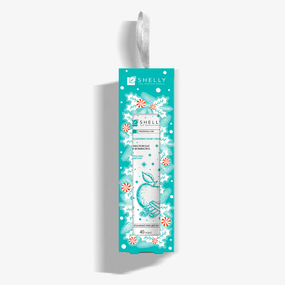 Питательный крем для рук с маслом ши и витамином Е Apple & Cinnamon Shelly 40 мл