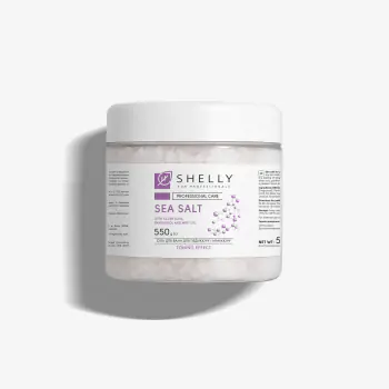 Сіль для ванн з іонами срібла, пантенолом та олією м'яти Shelly 550 г