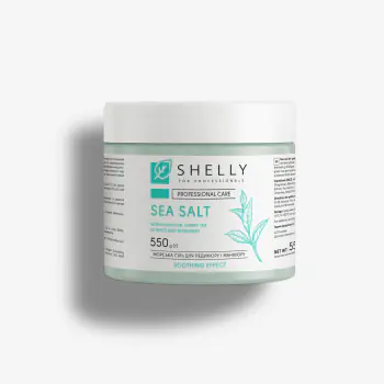 Сіль для ванн з алантоїном, екстрактом зеленого чаю та розмарину Shelly 550 г