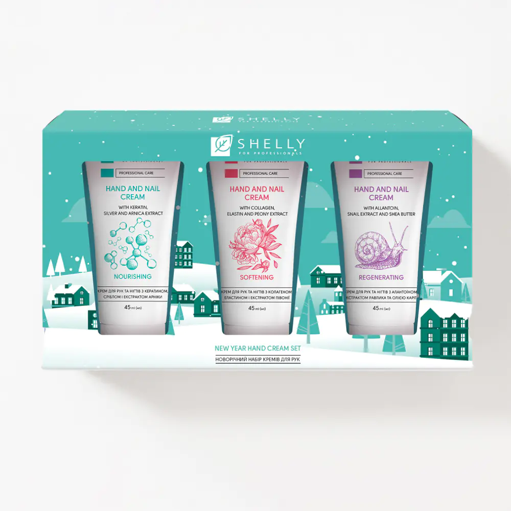   Новорічний набір кремів для рук Shelly Hand Cream Set