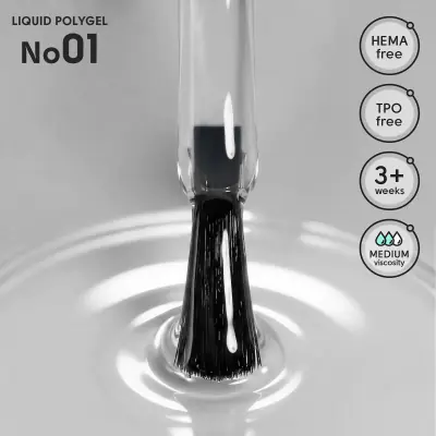 Жидкий полигель 01 Liquid PolyGel Shelly 12 мл