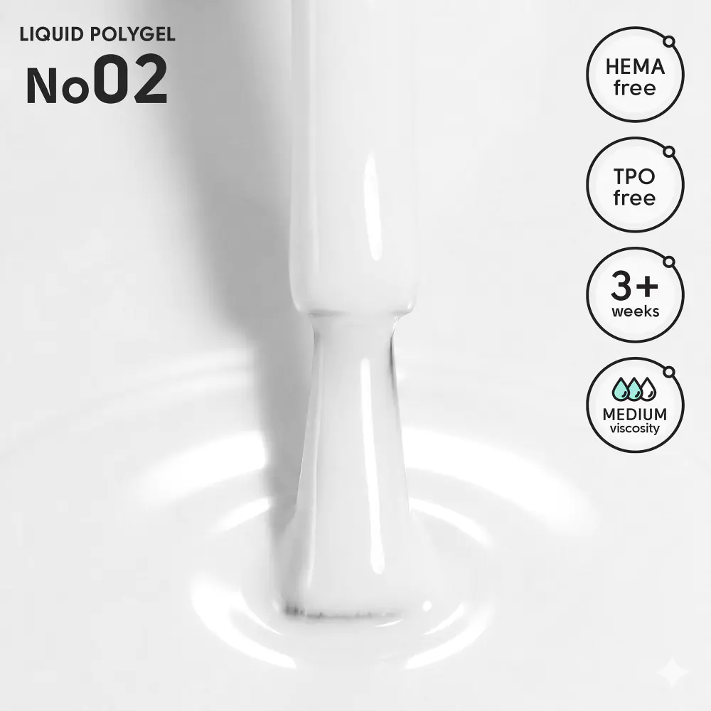 Жидкий полигель 02 Liquid PolyGel Shelly 12 мл