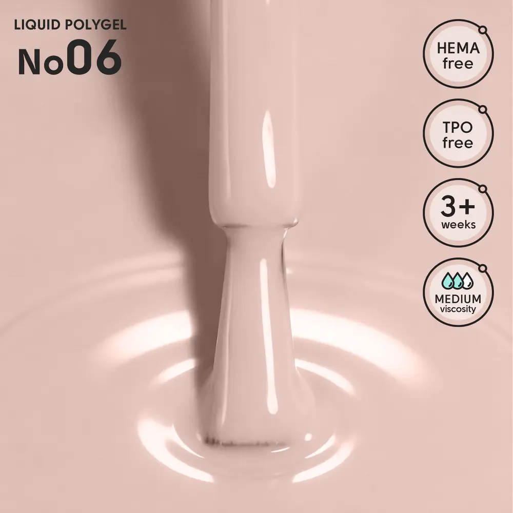 Жидкий полигель 06 Liquid PolyGel Shelly 12 мл