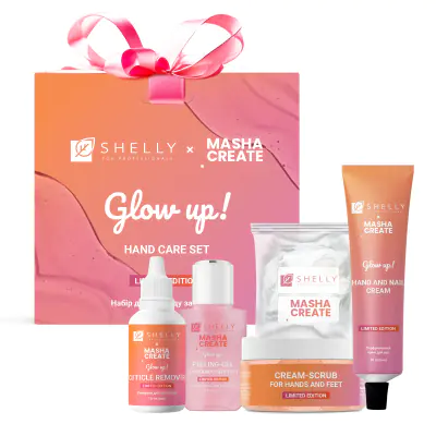 Набір для догляду за руками Glow up! SHELLY х Masha Create 